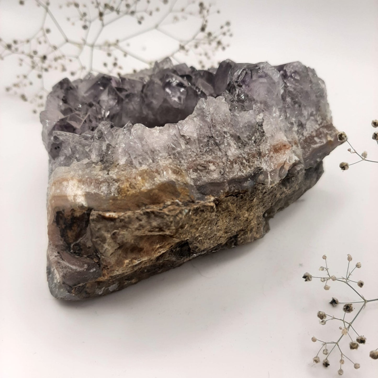 Amethyst-Teelichthalter Nr 3.