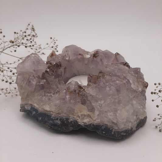 Amethyst-Teelichthalter Nr 8.