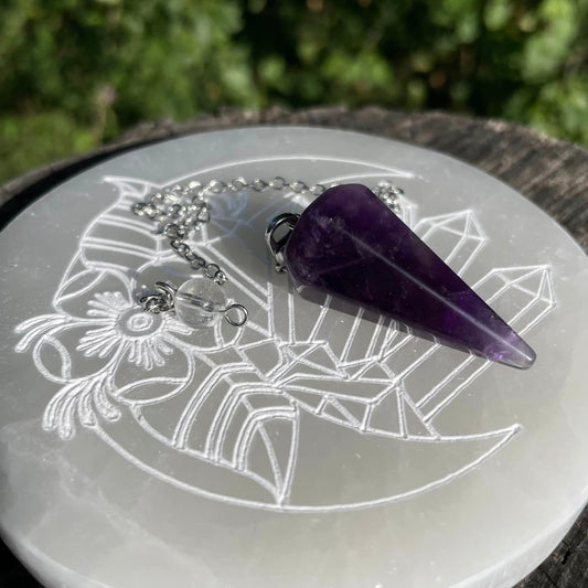 Edelstein-Pendel – Amethyst