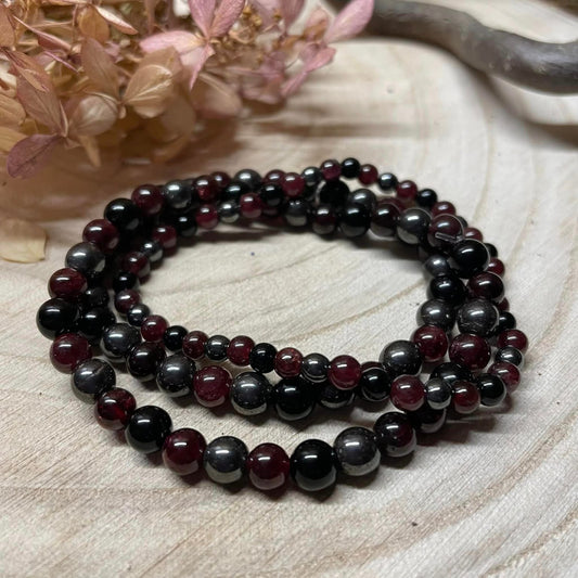 Armband "BASISCHAKRA" 4mm