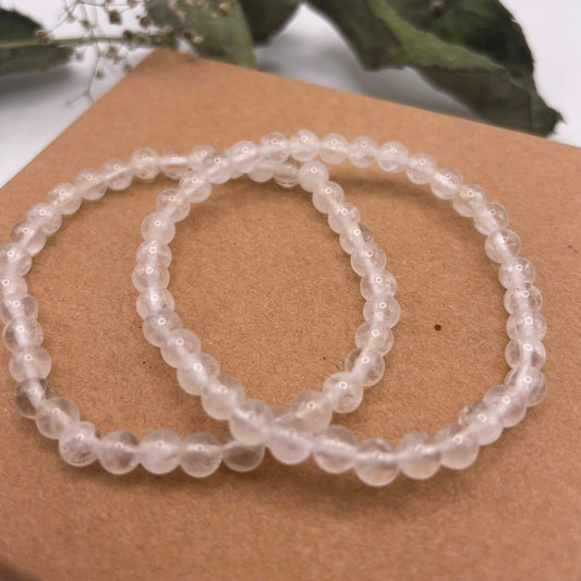 Kinderkugelarmband - Bergkristall 4mm
