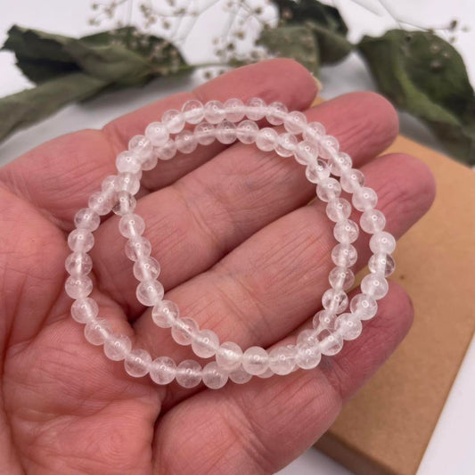 Kinderkugelarmband - Bergkristall 4mm
