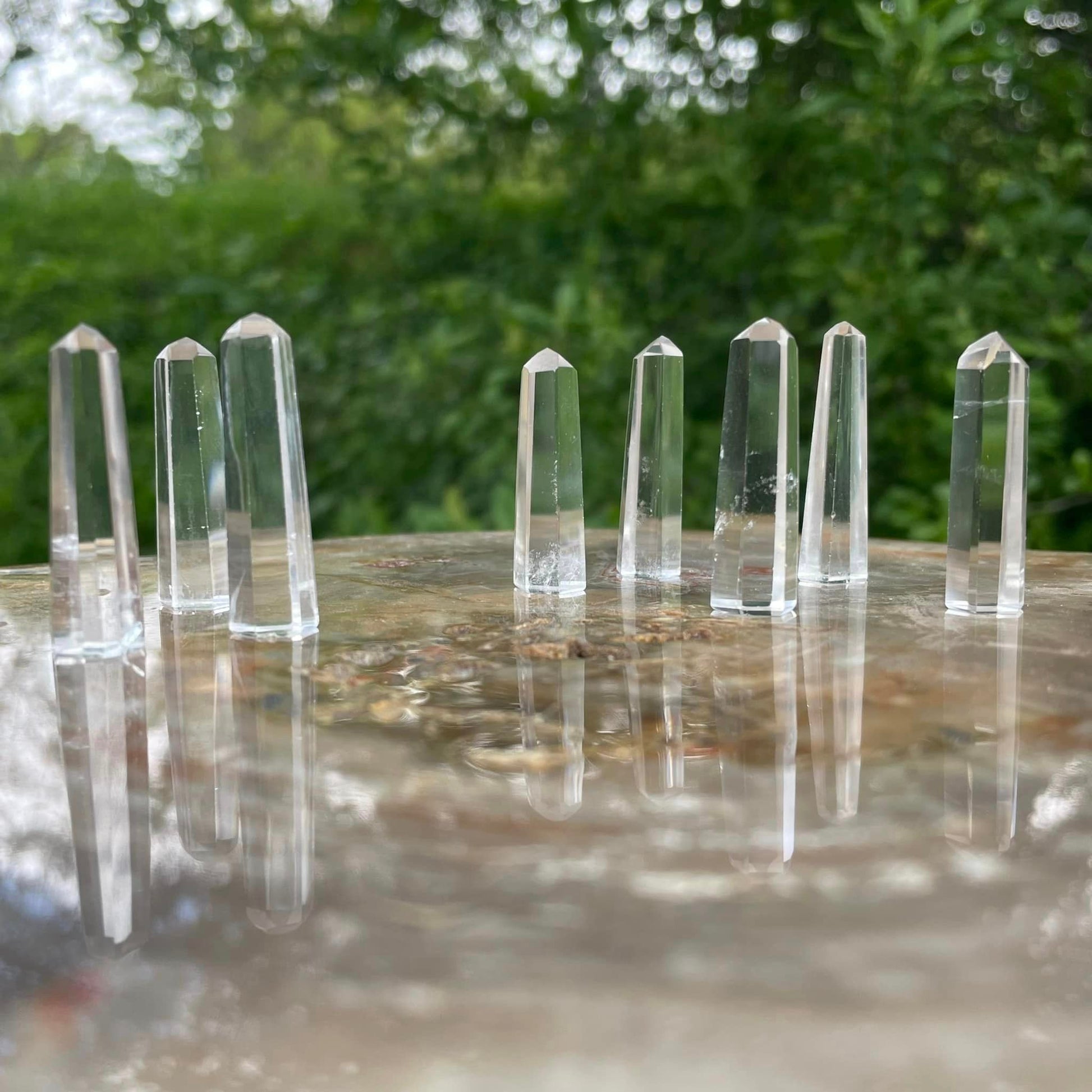 Bergkristall-Spitze "Mini" AA-Qualität