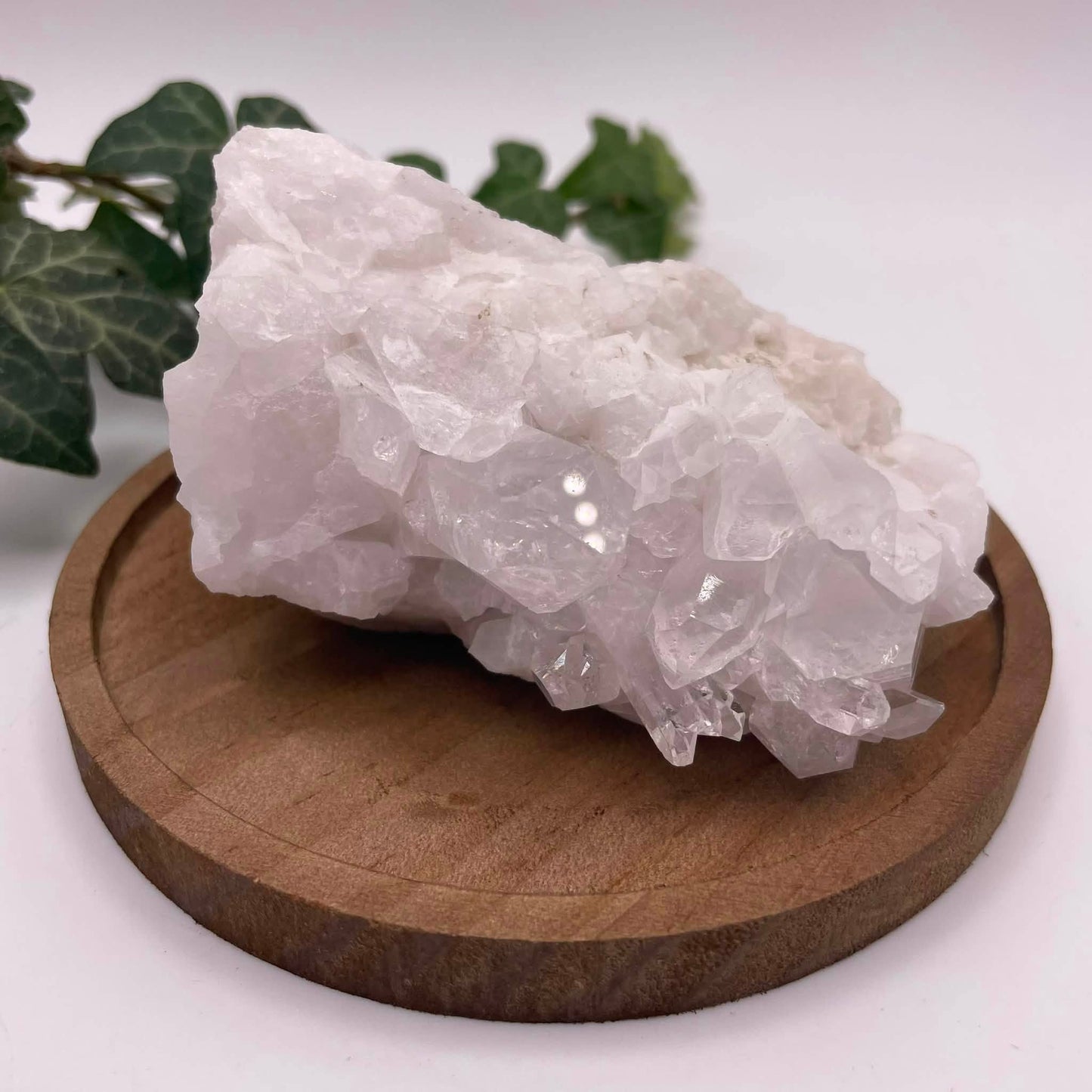 Bergkristallstufe Nr. 1 – funkelnde Kristallspitzen, Unikat von WUNDERSTEIN, ca. 9×6 cm
