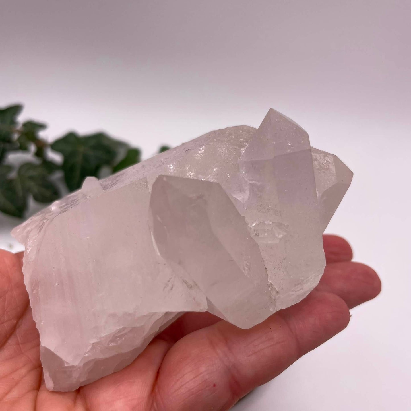Bergkristallstufe Nr. 11 – funkelnde Kristallspitzen, Unikat von WUNDERSTEIN, ca. 10×7 cm
