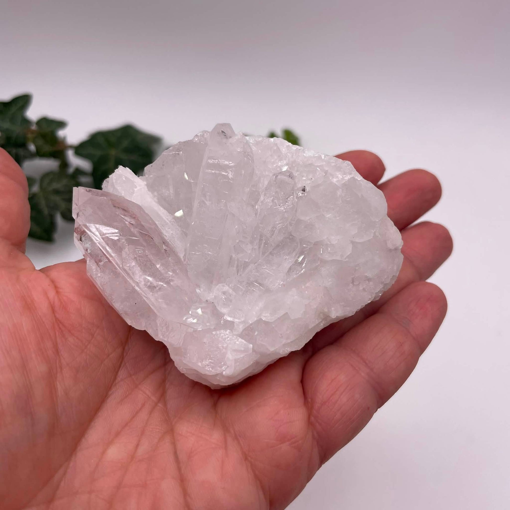 Bergkristallstufe Nr. 8 Detailansicht – natürliche Quarzspitzen, handverlesen von WUNDERSTEIN
