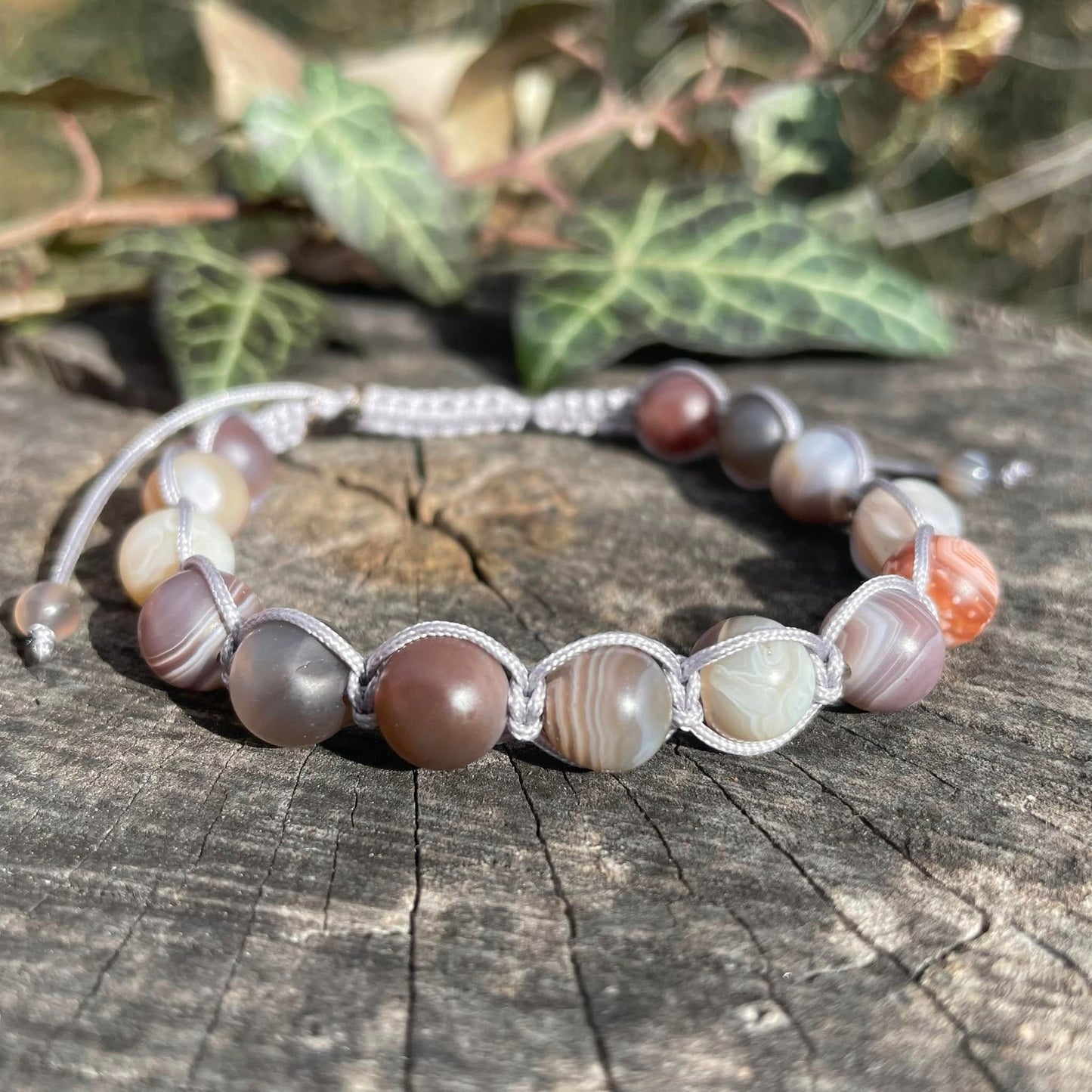 Buddha-Armband BOTSWANA-ACHAT