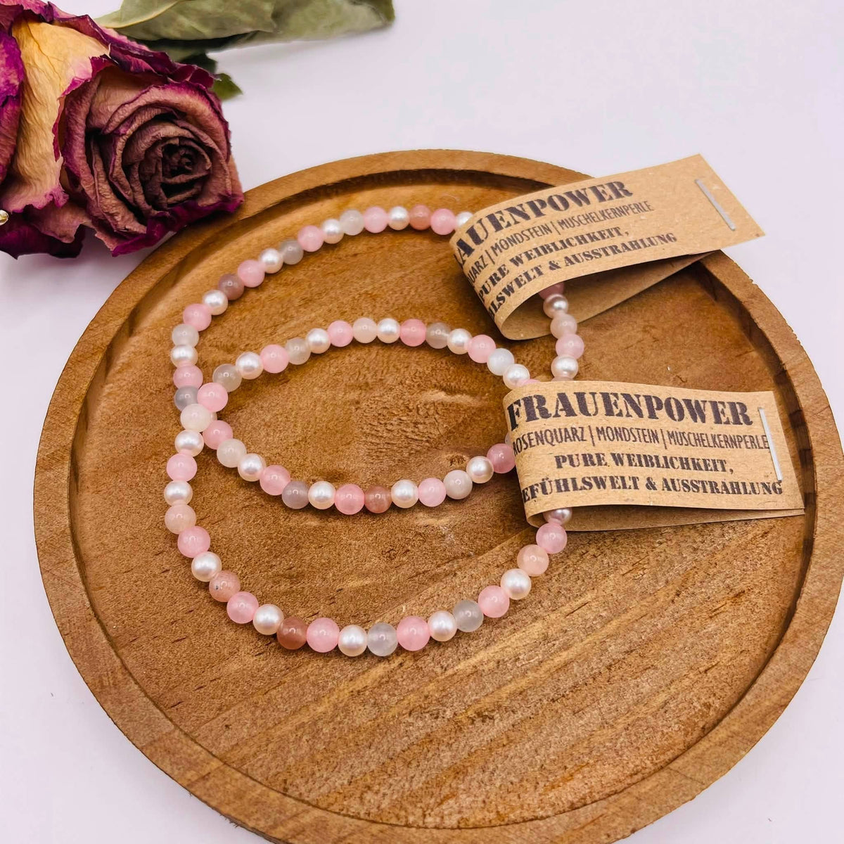FRAUENPOWER-PURE WEIBLICHKEIT - Das Armband für alle Powerfrauen 4mm