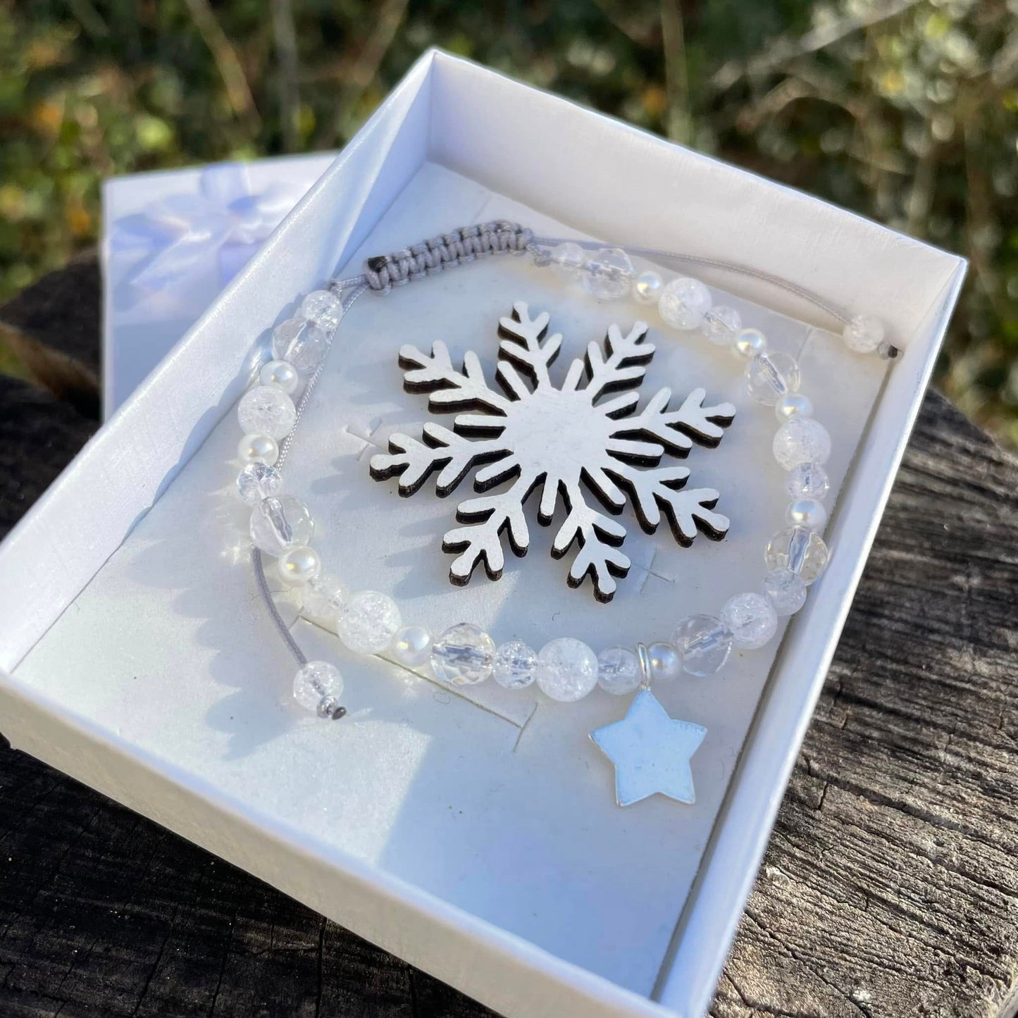 Edelsteinarmband "FROZEN WINTER"