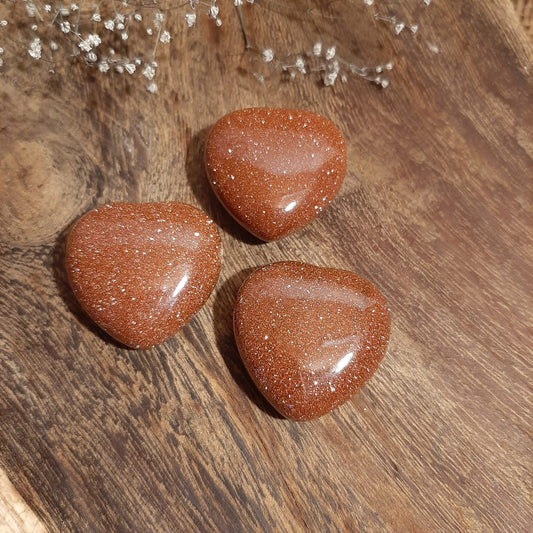 GOLDFLUSS - Herz gebohrt 30mm