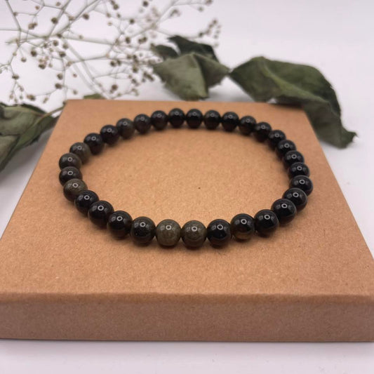 Armband "Goldobsidian"
