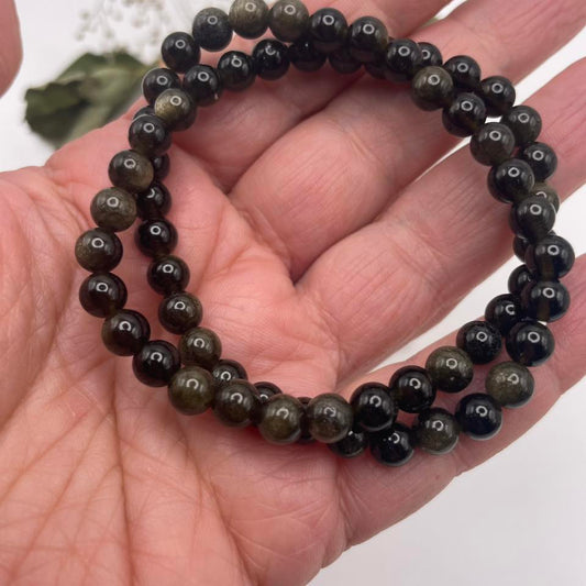 Armband "Goldobsidian"