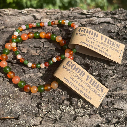 GOOD VIBES - Das Armband für Gute Laune & Positives Denken 4mm
