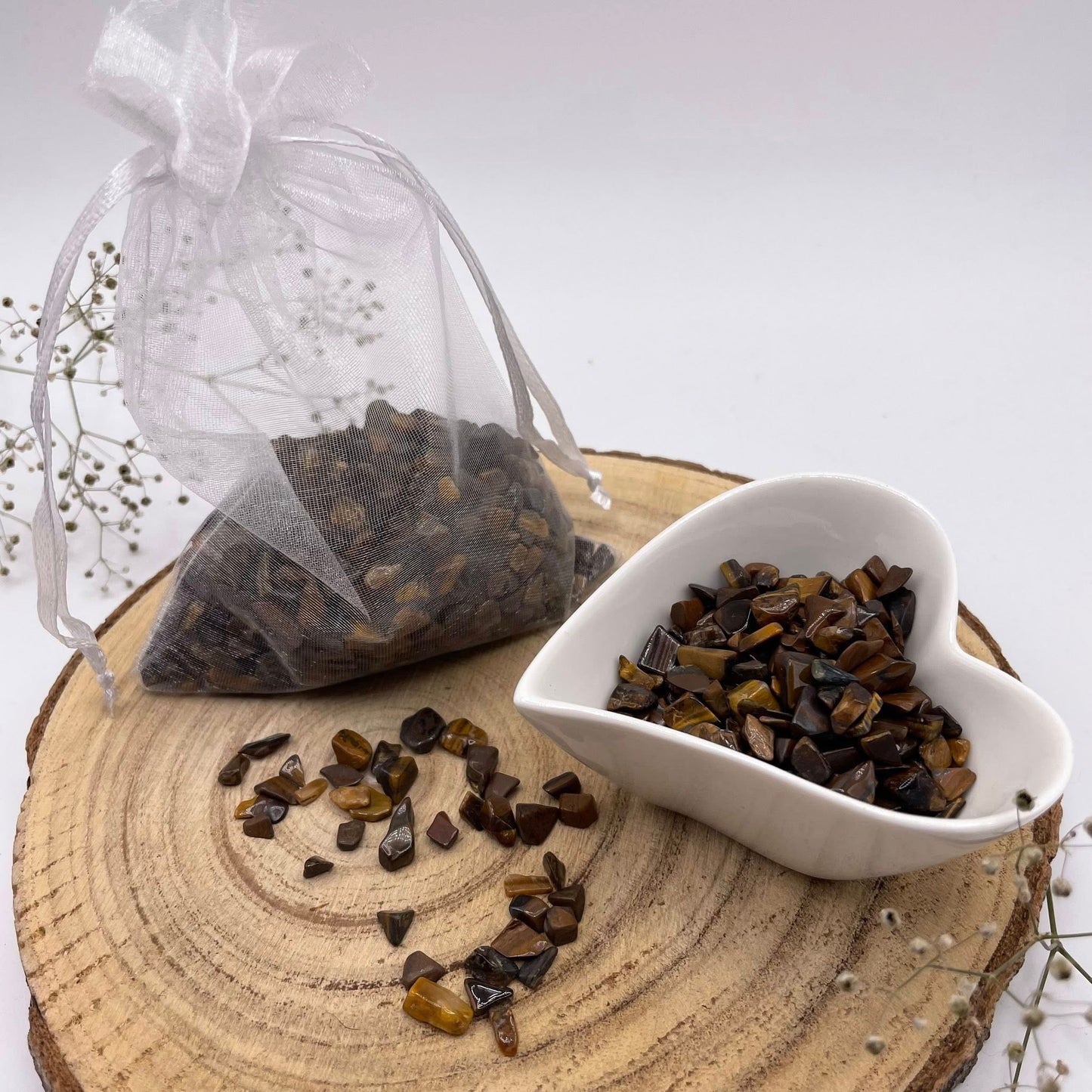 Edelstein-Granulat "Tigerauge"