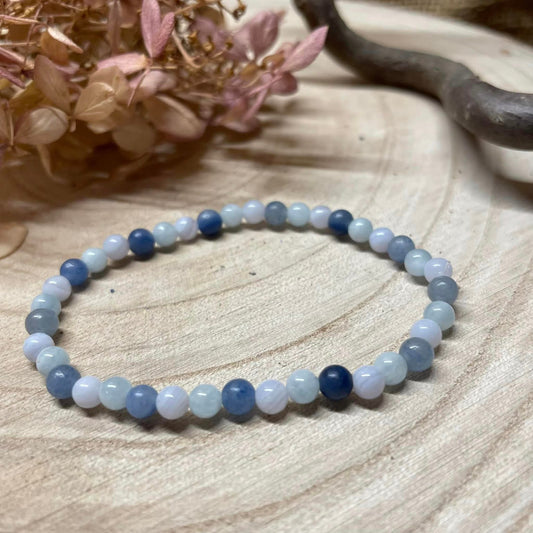 Armband "HALS-CHAKRA" 4mm
