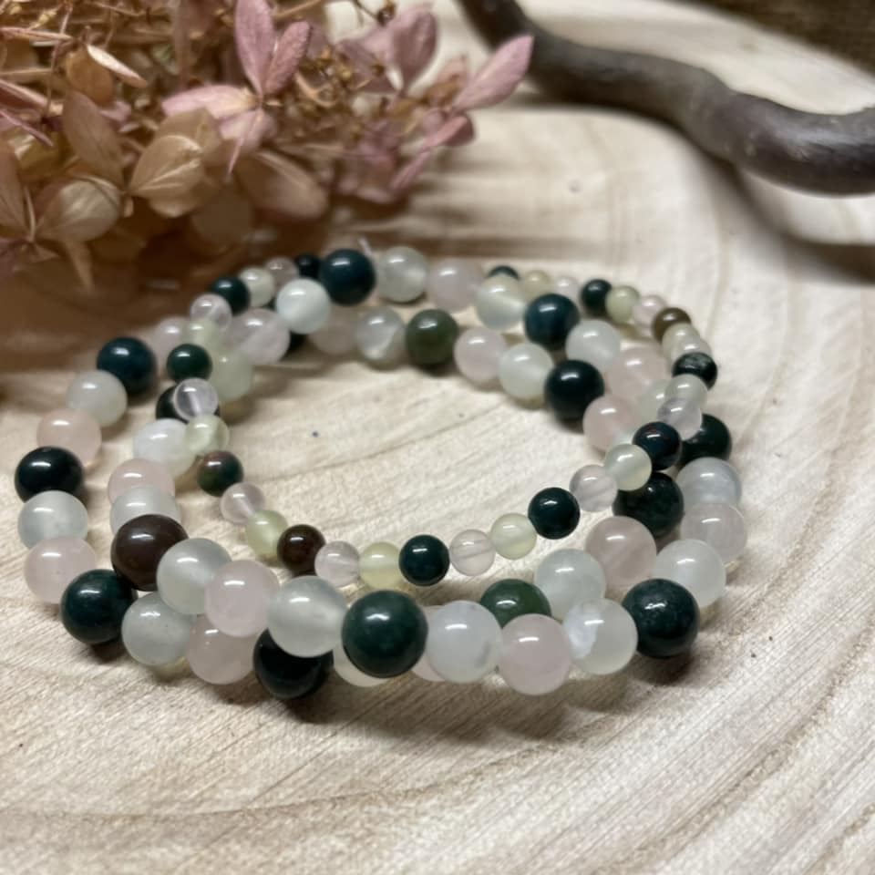 Armband "HERZCHAKRA" 4mm