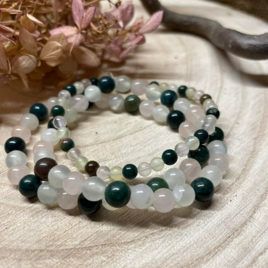 Armband "HERZCHAKRA" 6mm