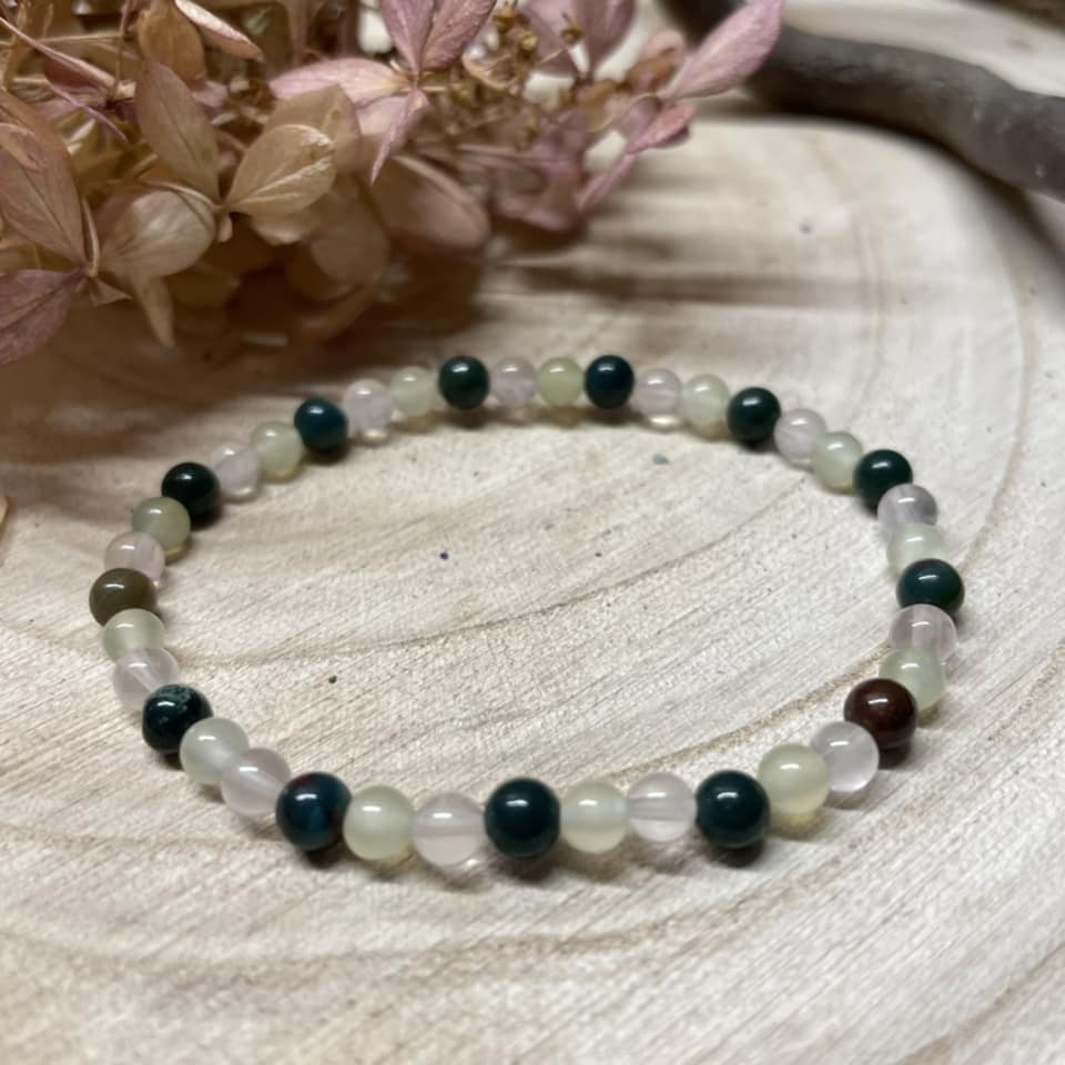 Armband "HERZCHAKRA" 4mm
