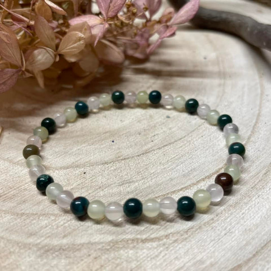 Armband "HERZCHAKRA" 4mm