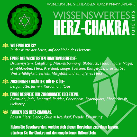 Armband "HERZCHAKRA" 6mm