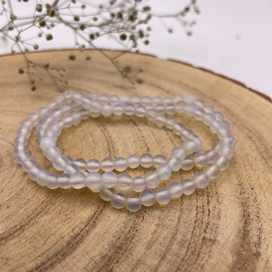 Kinderkugelarmband - Opalglas