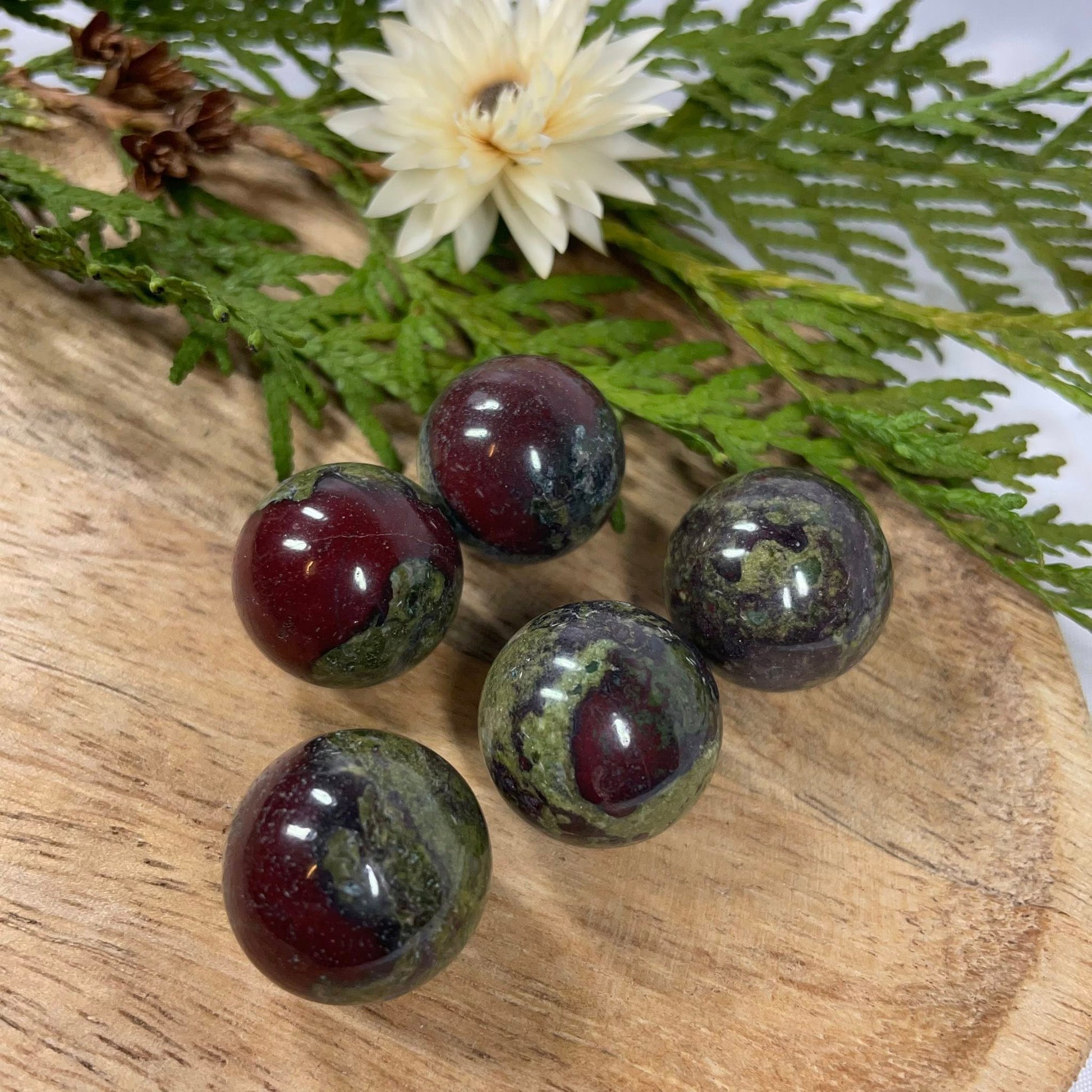 Kugel "Drachenblut-Jaspis" 20 Millimeter