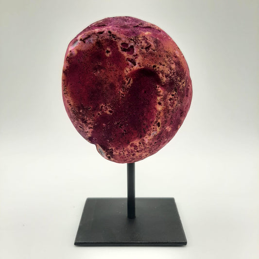 Achat auf Metallständer "ROSA"