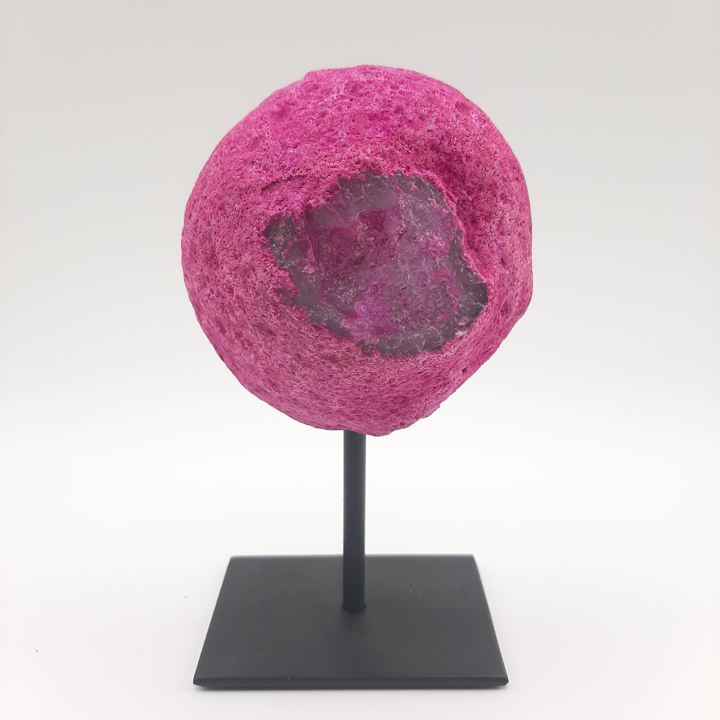 Achat auf Metallständer "ROSA"
