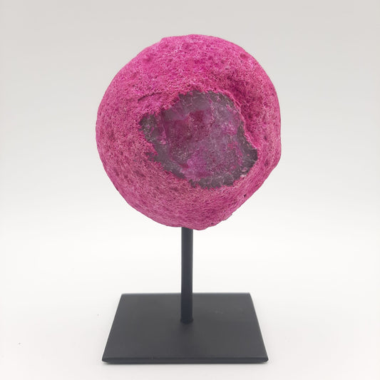 Achat auf Metallständer "ROSA"