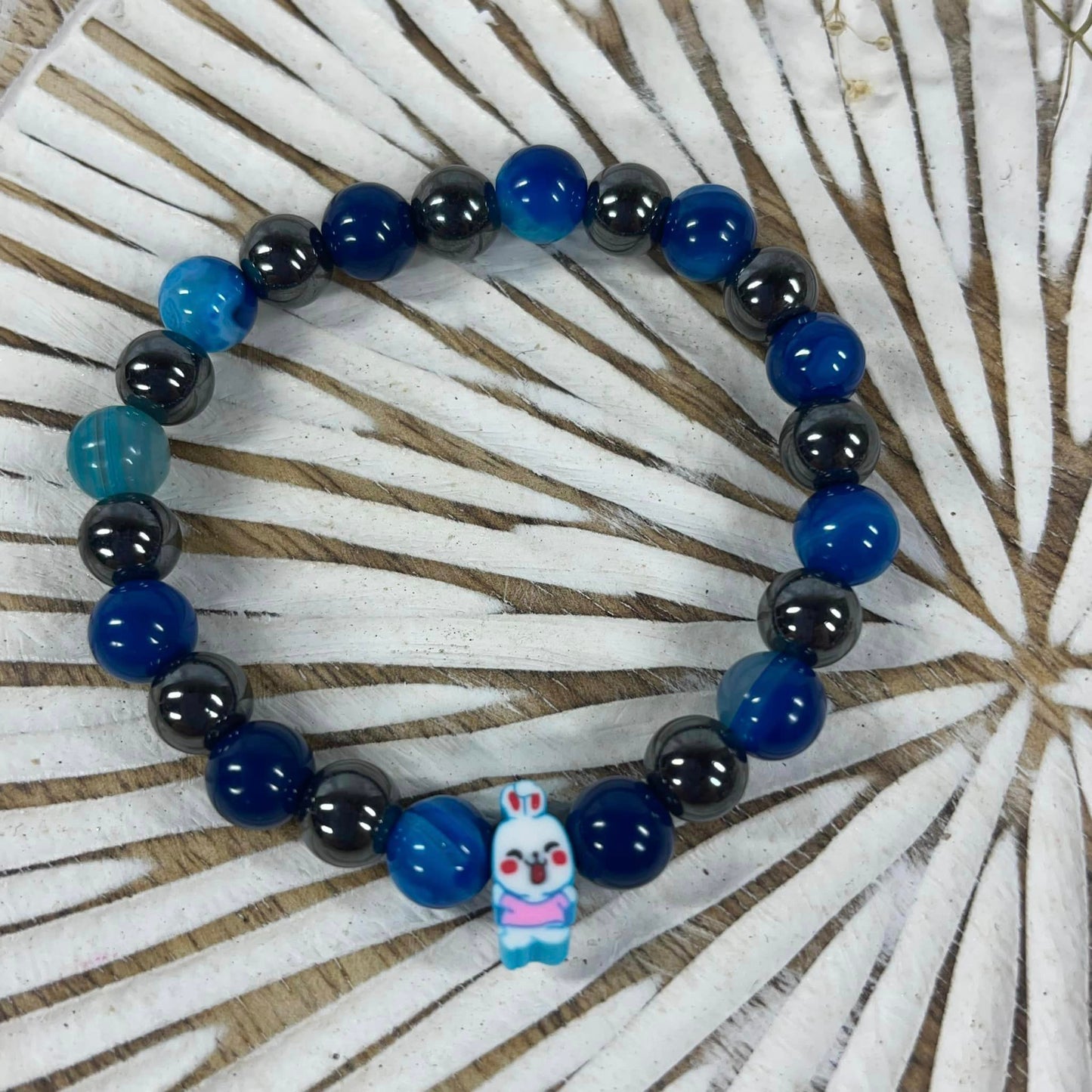 Kinderarmband "OSTERZEIT" - Blau