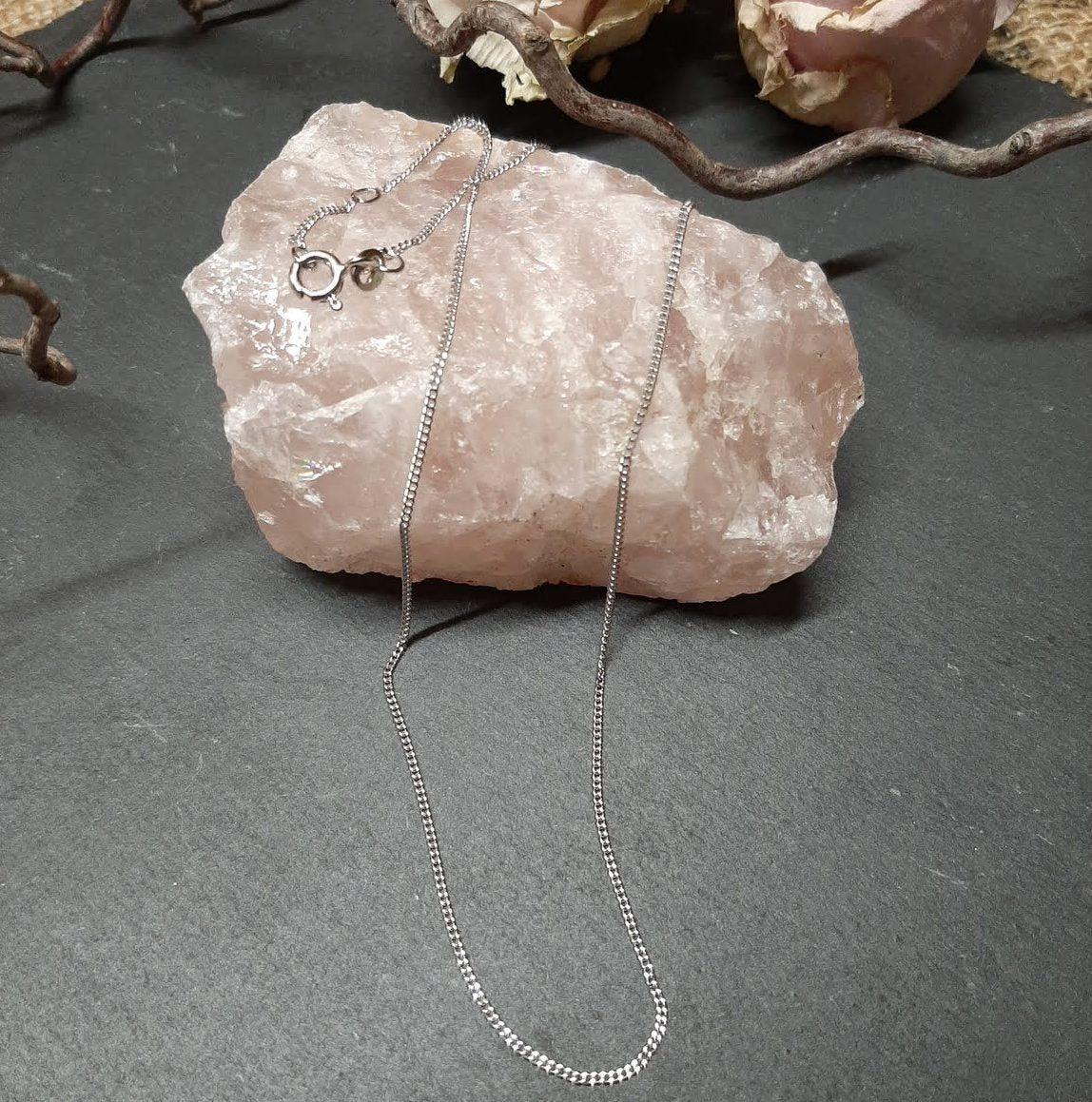 Silberkette "PANZER" 45cm