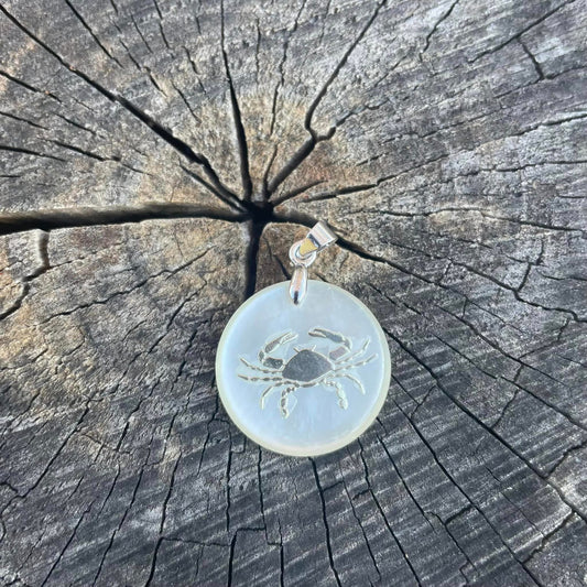 Sternzeichen-Anhänger "PERLMUTT" - Krebs