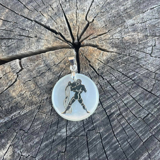 Sternzeichen-Anhänger "PERLMUTT" - Wassermann