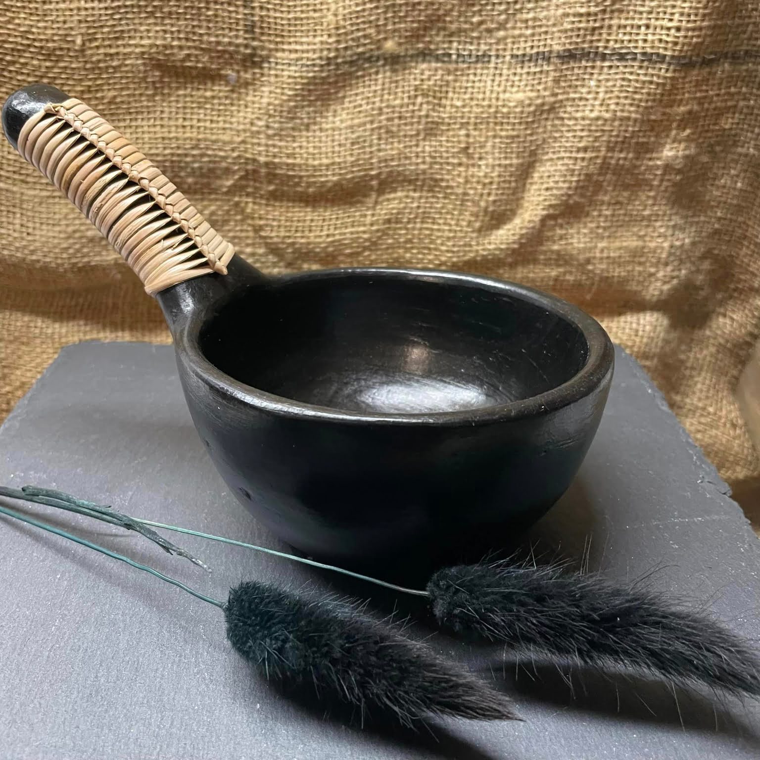 Räucherpfanne - SCHWARZ