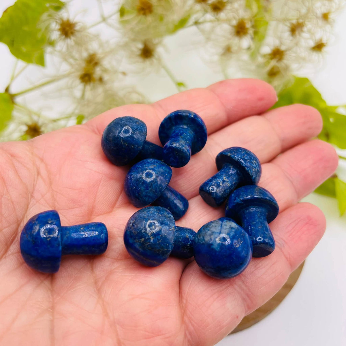 Glückspilz Lapislazuli in der Vogelperspektive – handverlesenes Einzelstück von WUNDERSTEIN
