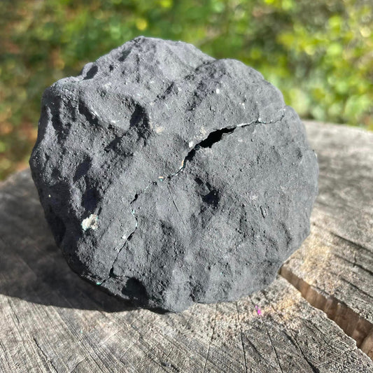 GLITZERGEODE (2-teilig) - Grün
