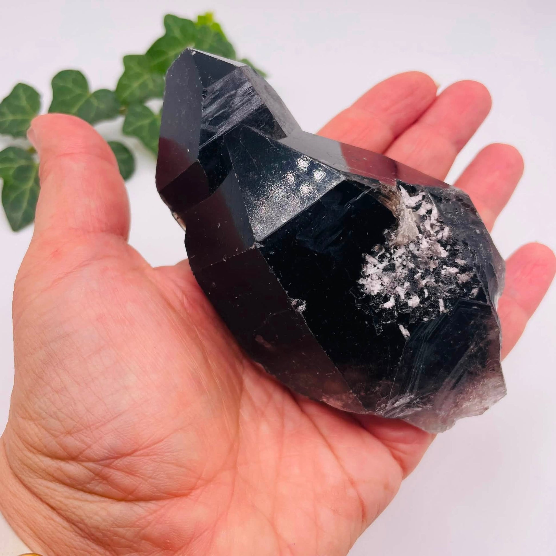 Rauchquarz-Rohstufe von oben – natürliche Kristallformation, handverlesen von WUNDERSTEIN
