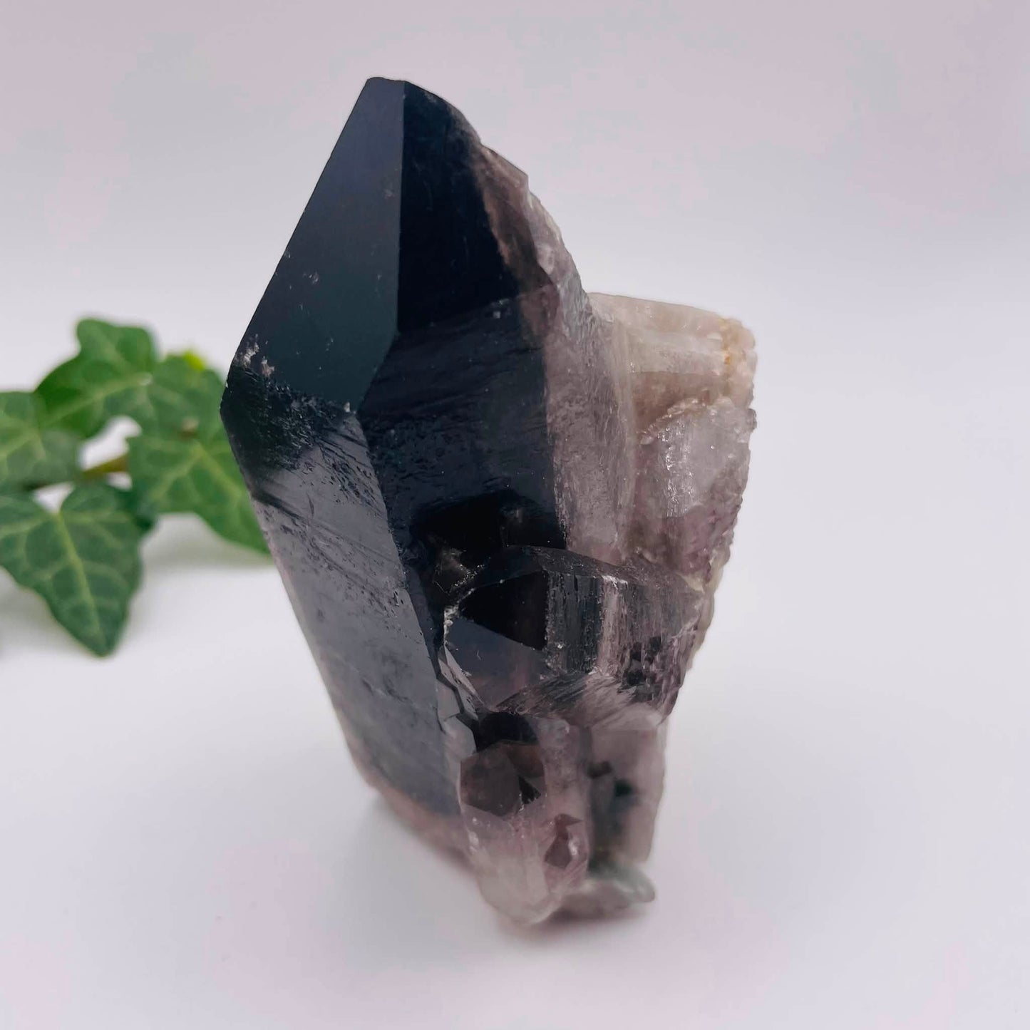 Rauchquarz-Stufe Nr. 11 – Natürlicher Kraftstein, rauchbraun, 5 × 4 × 10 cm, Unikat von WUNDERSTEIN
