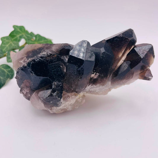 Rauchquarz-Stufe Nr. 2 – Natürlicher Kraftstein, rauchbraun, 3 × 5 × 6 cm, Unikat von WUNDERSTEIN
