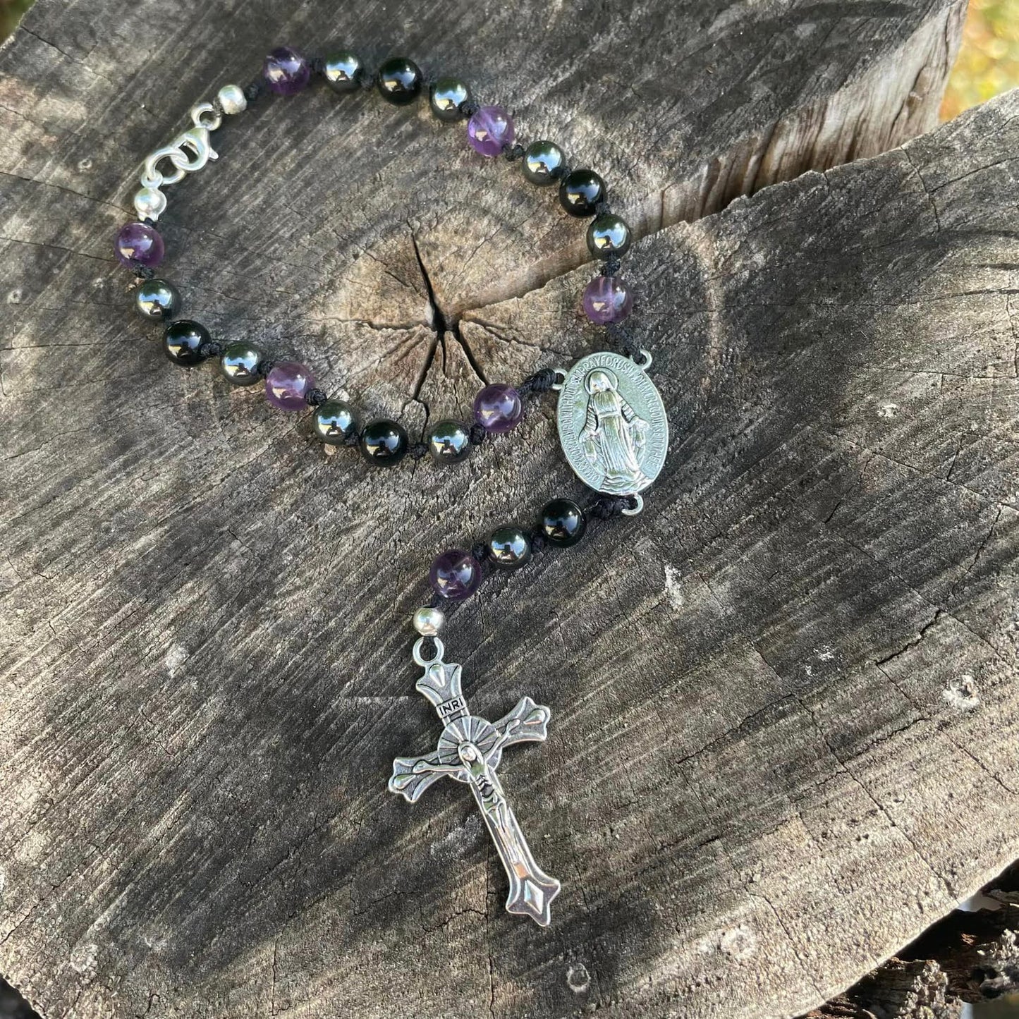 Auto-Rosenkranz "AMETHYST"