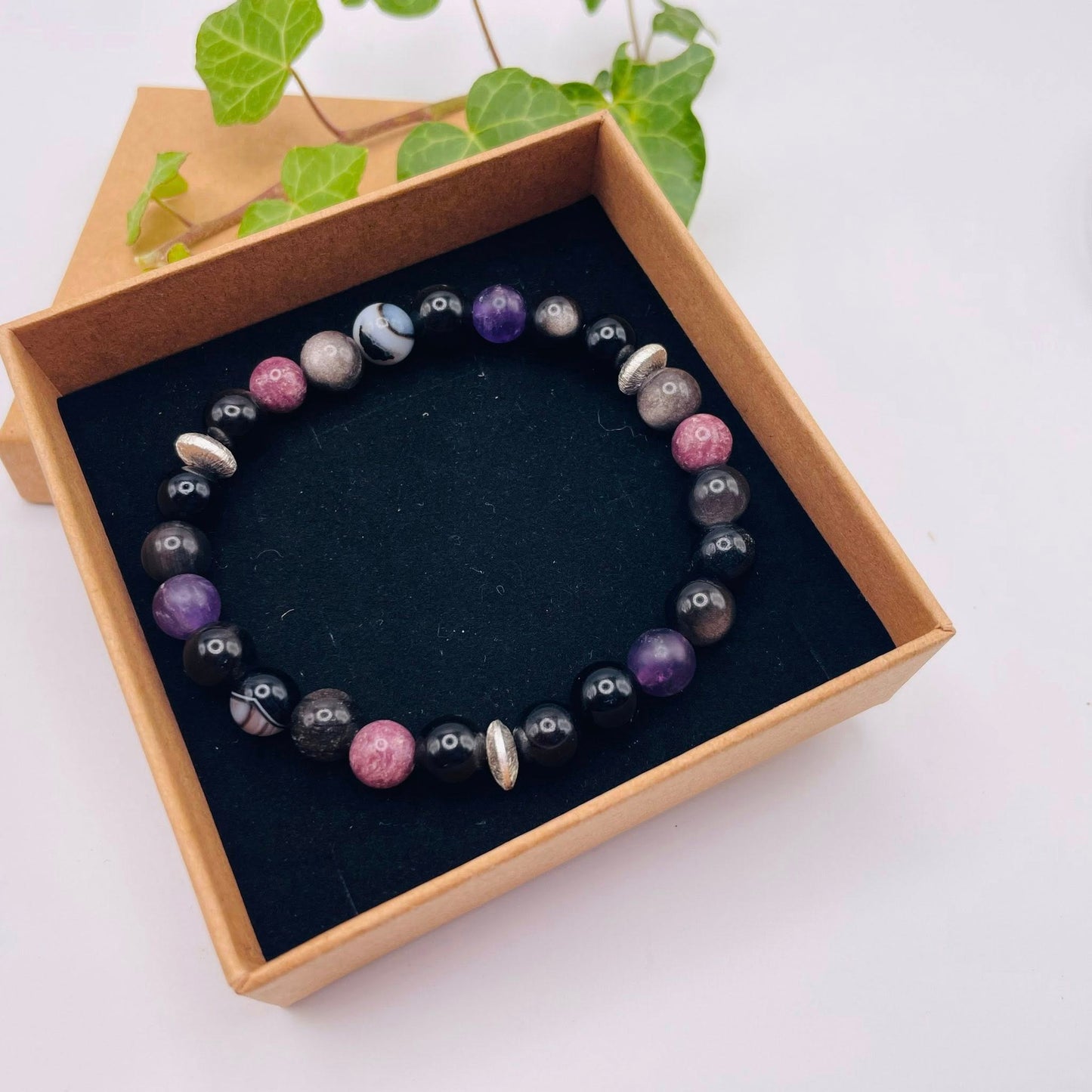 Armband DER RUHIGE Silber in Geschenkbox – Handgefertigt von WUNDERSTEIN
