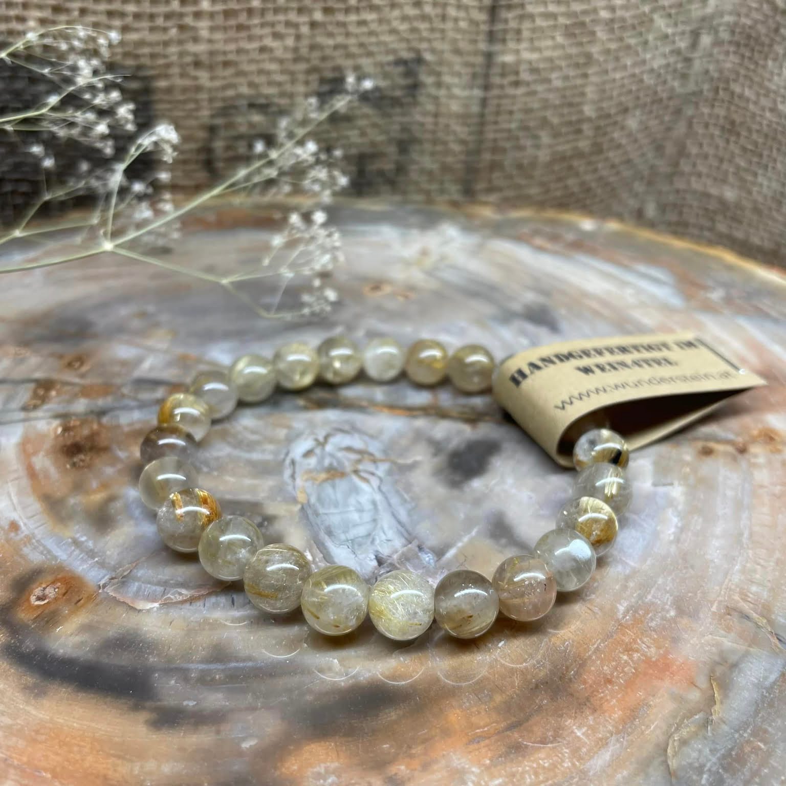 Armband "RUTILQUARZ"