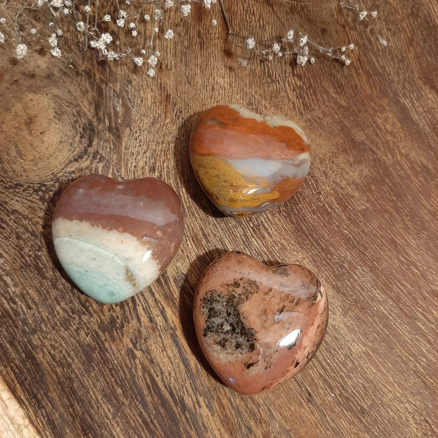 SARDONYX - Herz gebohrt 30mm