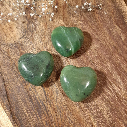 SERPENTIN - Herz gebohrt 30mm