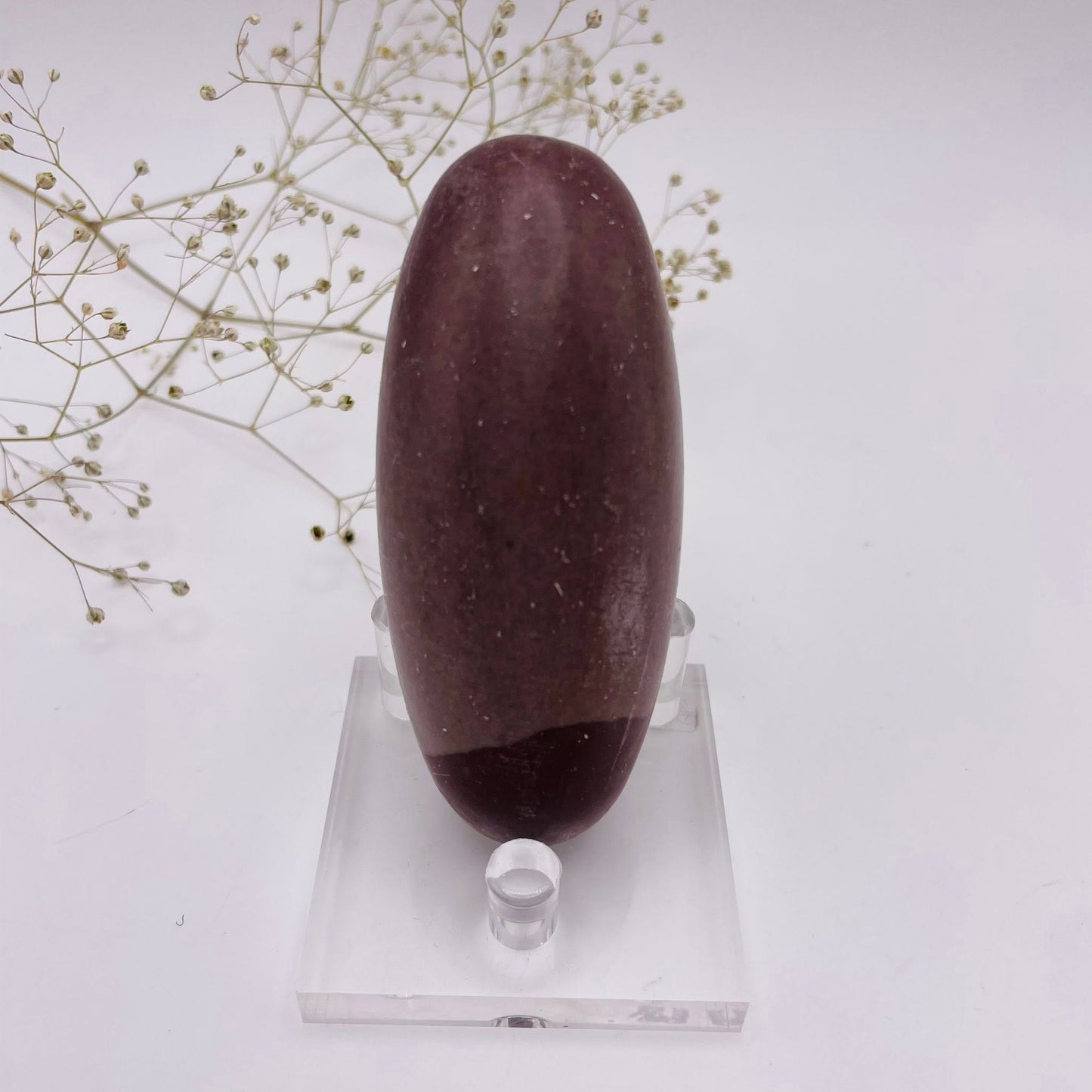 Shiva Lingam Unikat Nr. 9 – Detailansicht Oberfläche und Maserung, Narmada-Fluss Indien | WUNDERSTEIN
