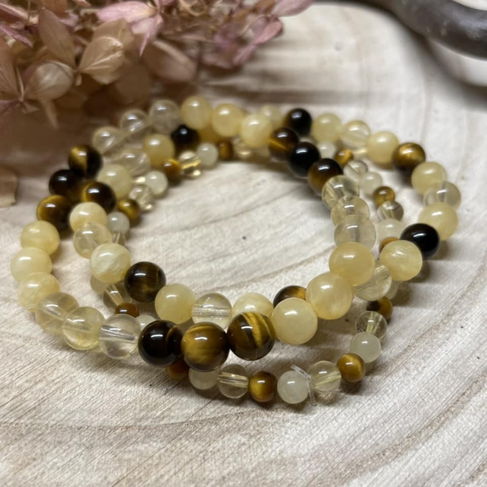 Armband "SOLARPLEXUS-CHAKRA" 4mm