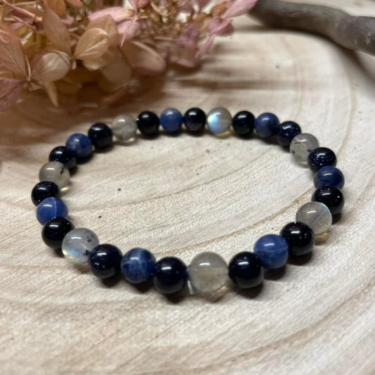Armband "STIRN-CHAKRA" 6mm