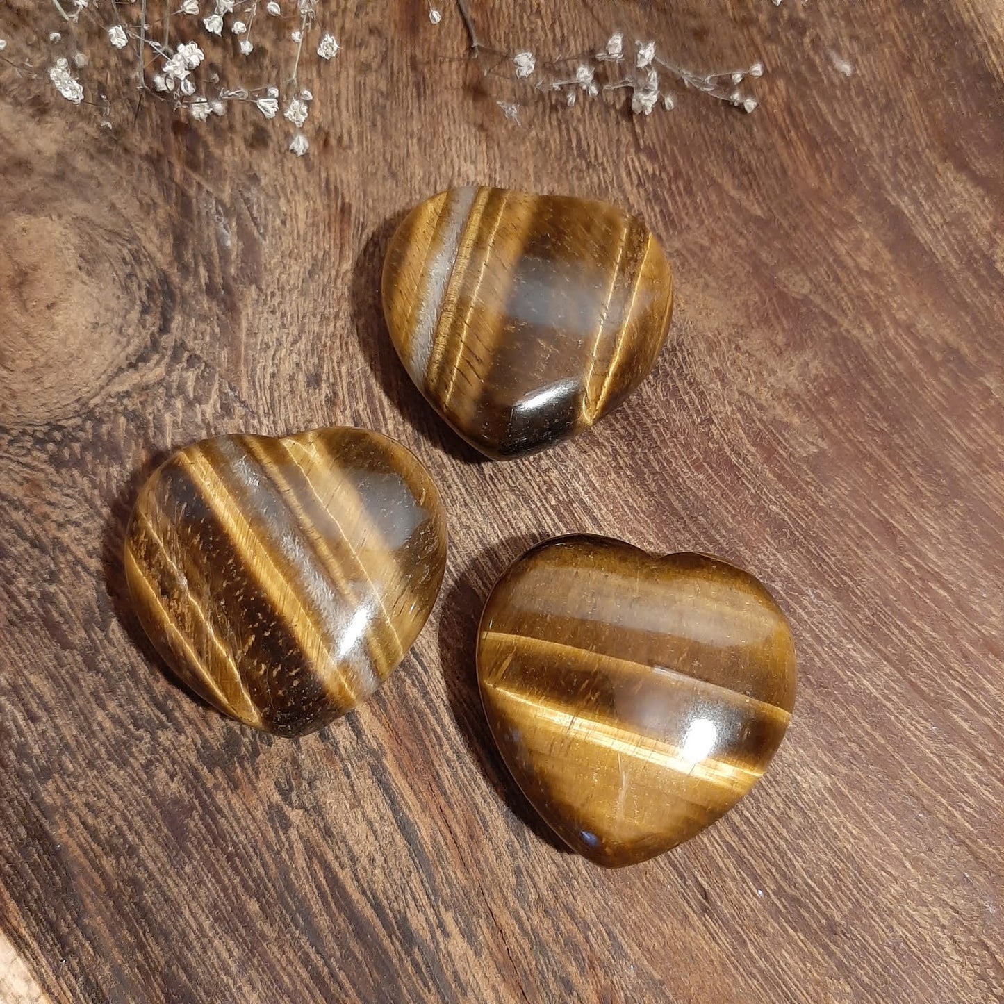 Tigerauge - Herz 30mm