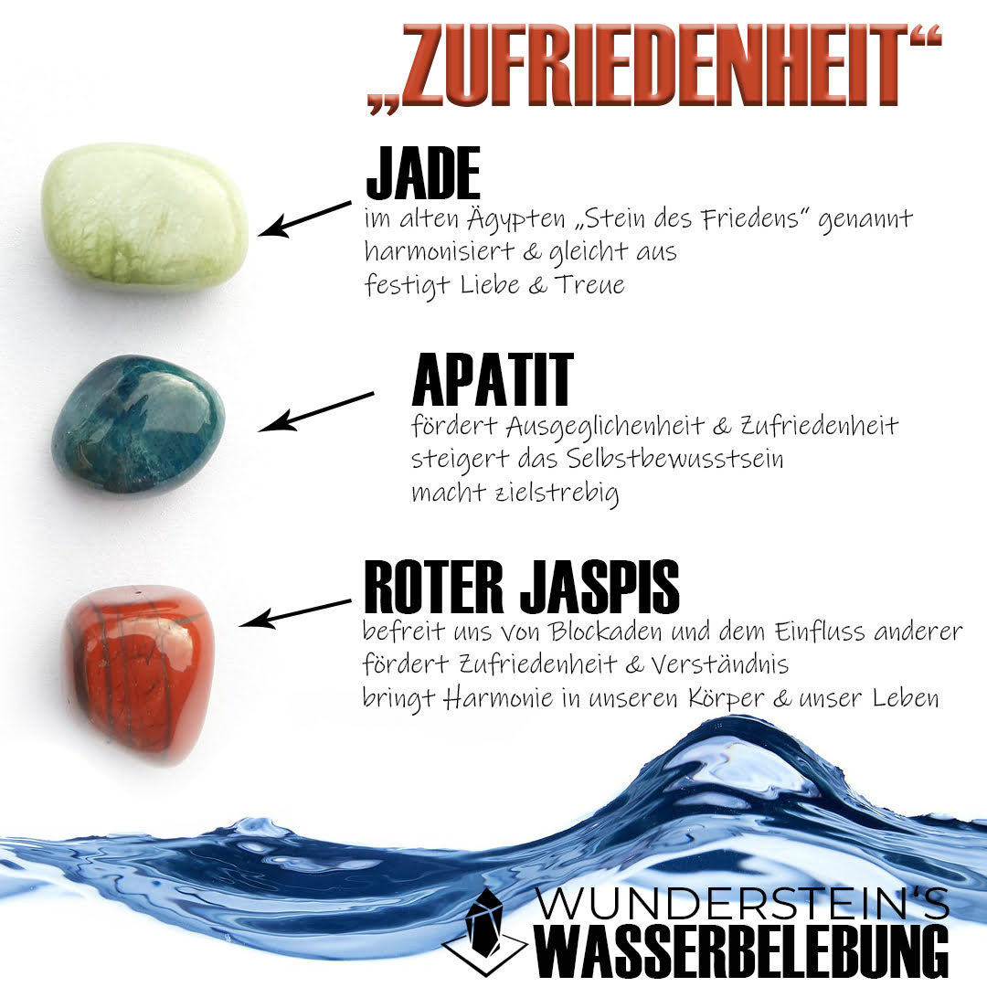 Wasserbelebung "ZUFRIEDENHEIT"