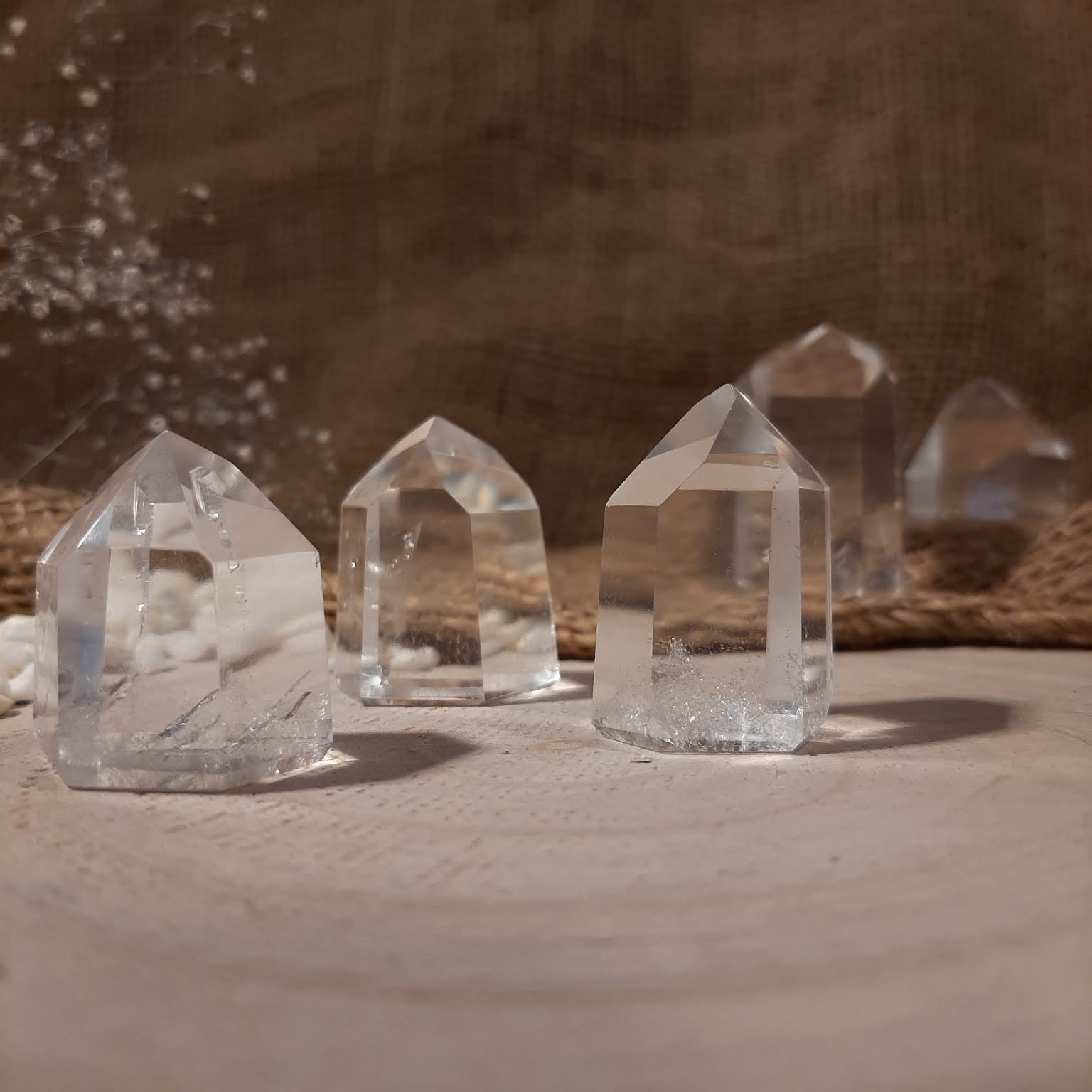 Bergkristall-Spitzen “AA”-Qualität